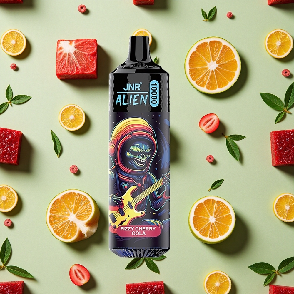 JNR Alien 10000 Puffs Bateria 850mAh Cereja-Cola Fizzy
