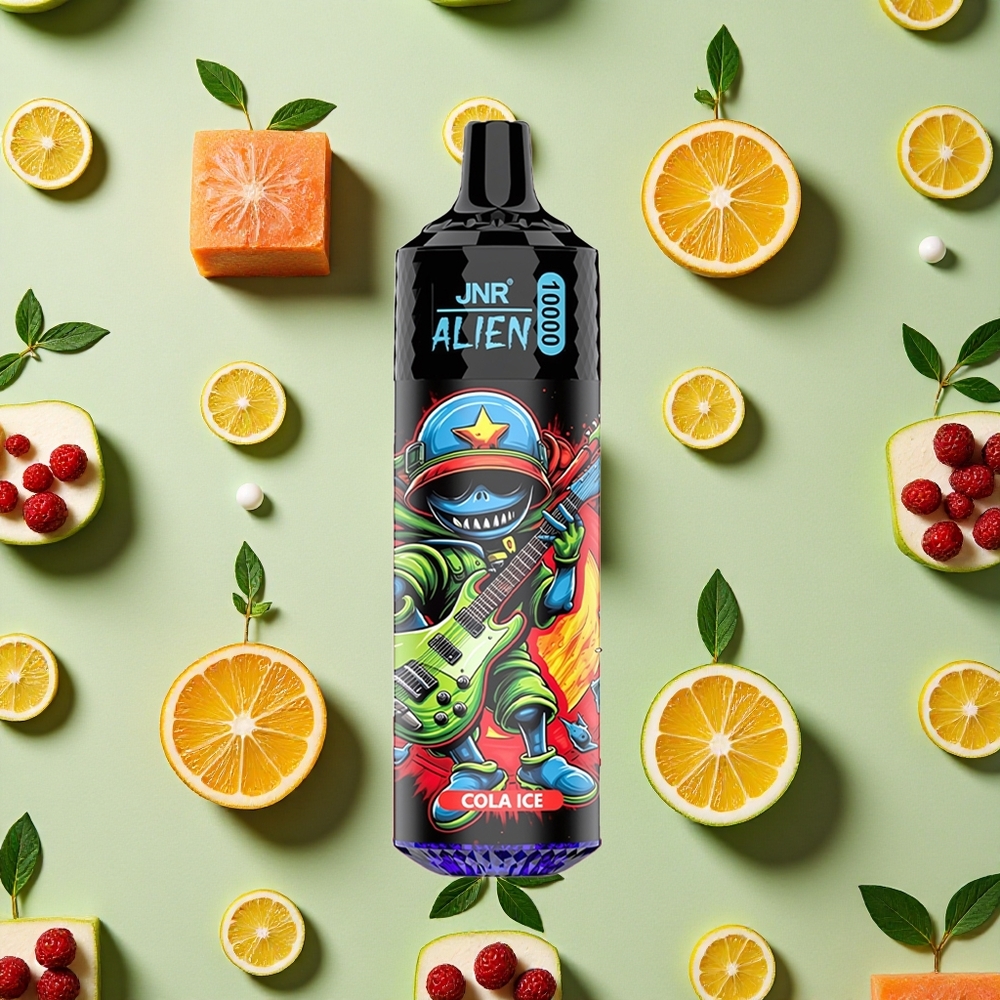 JNR Alien 10000 Puffs Carga Rápida Tipo-C Cola Gelada