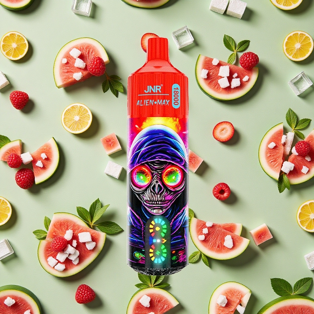 JNR Alien Max 18000 Puffs Framboesa Melancia Gelada 28ml E-líquido E-liquid