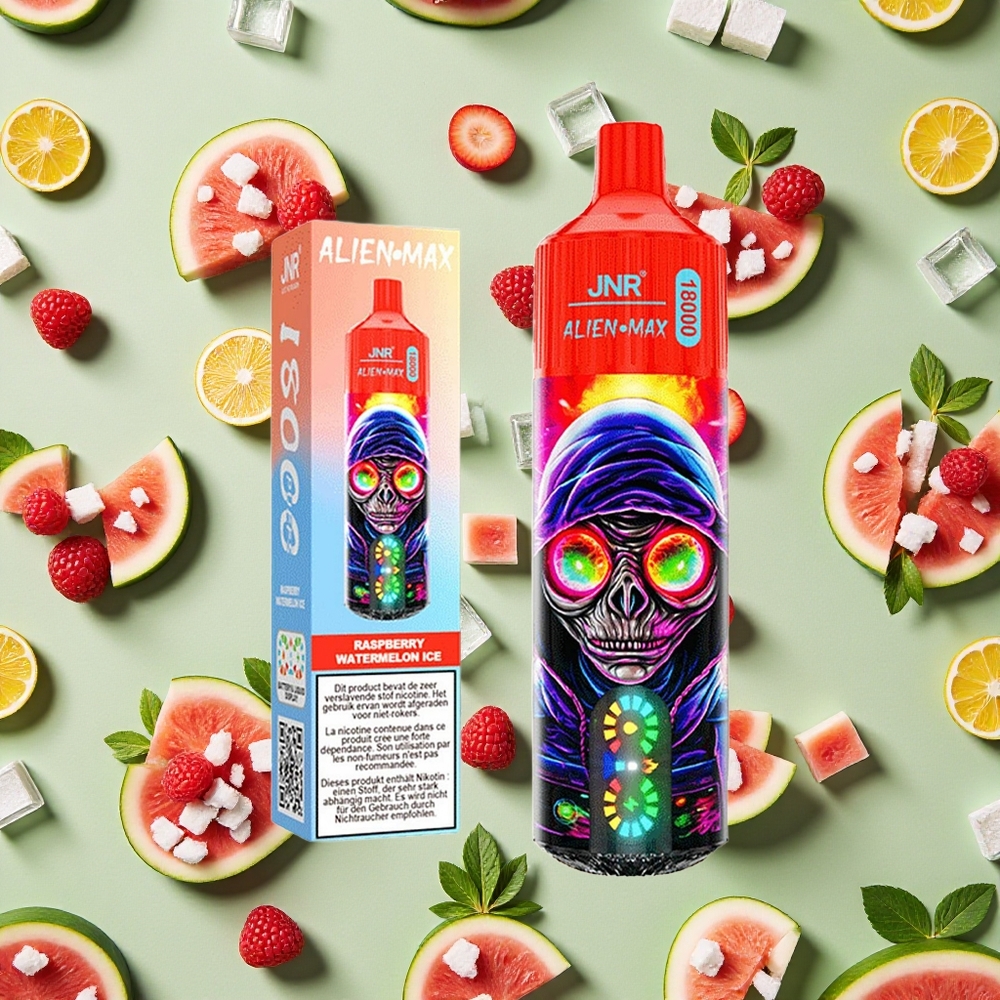 JNR Alien Max 18000 Puffs Framboesa Melancia Gelada 28ml E-líquido E-liquid