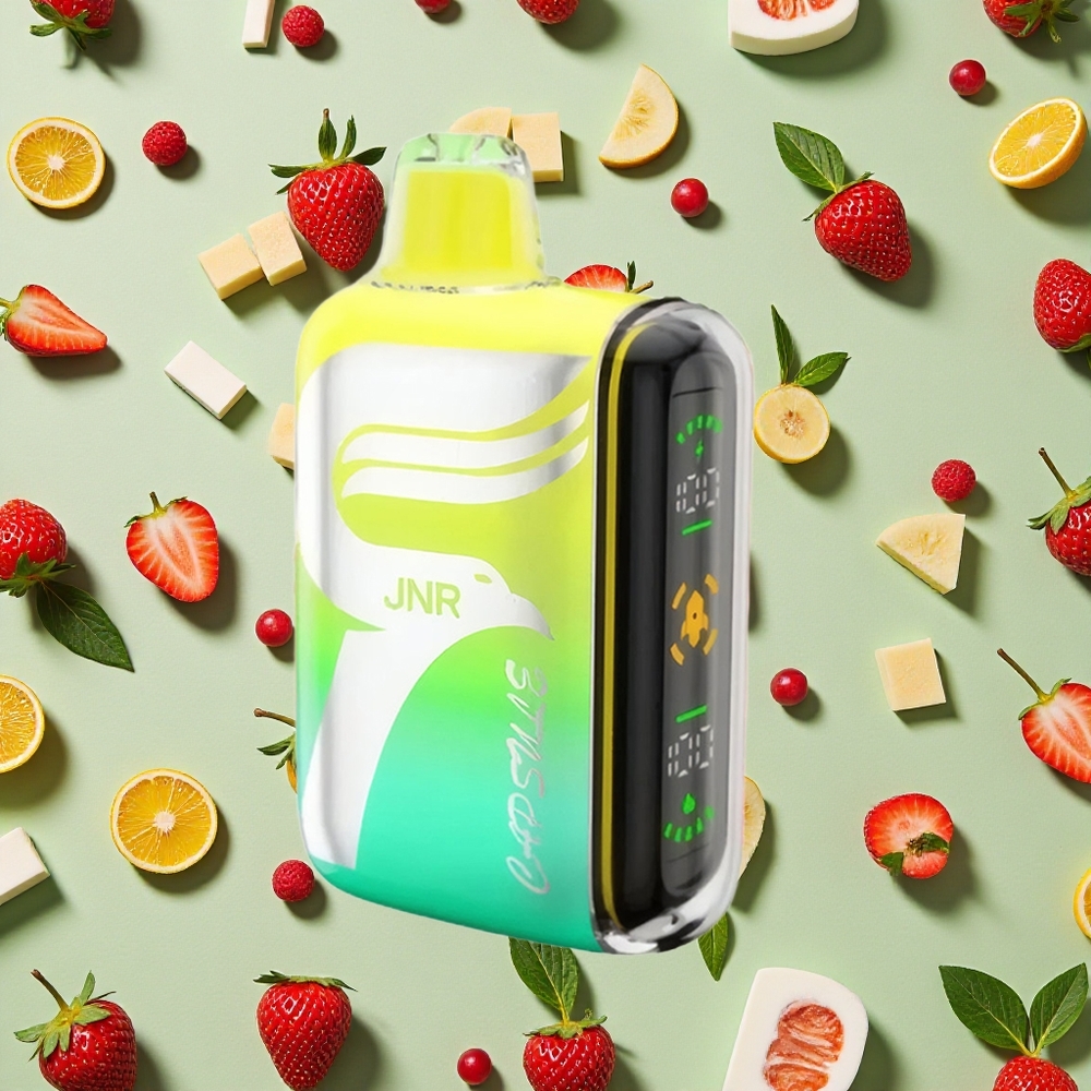 JNR Capsule 15000 Puffs Morango Framboesa Cereja