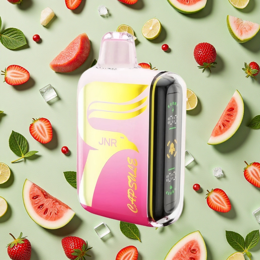 JNR Capsule 15000 Puffs Morango Melancia Gelo