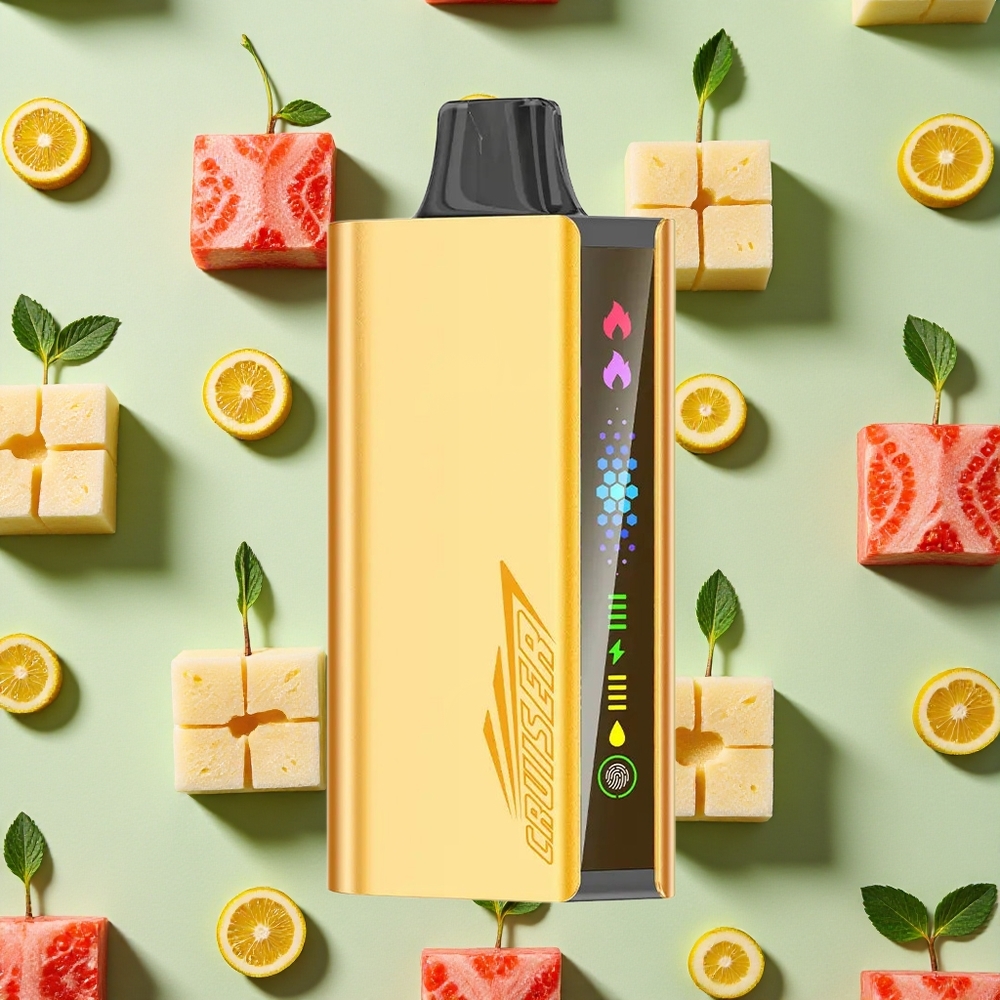 JNR Cruiser 12000 Puffs Bateria Incorporada 3500 mAh Morango Chupa Chups Vape descartável