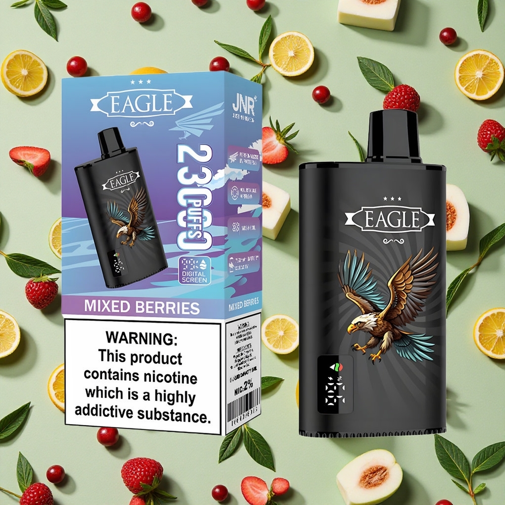 JNR EAGLE Smart 23000 Puffs 25ml E-líquido Baga Mista Vape descartável