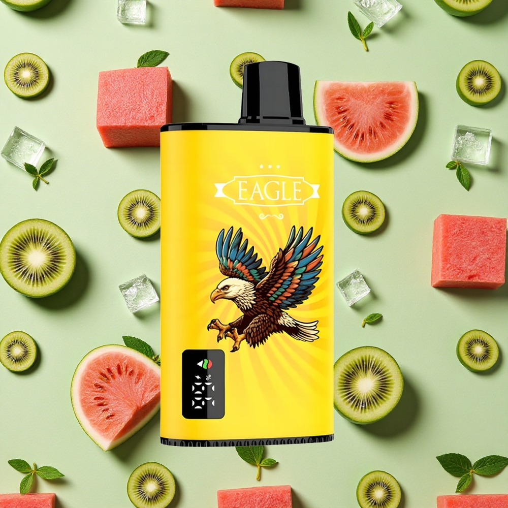 JNR EAGLE Smart 23000 Puffs 25ml E-líquido Kiwi Melancia Gelada Vape descartável