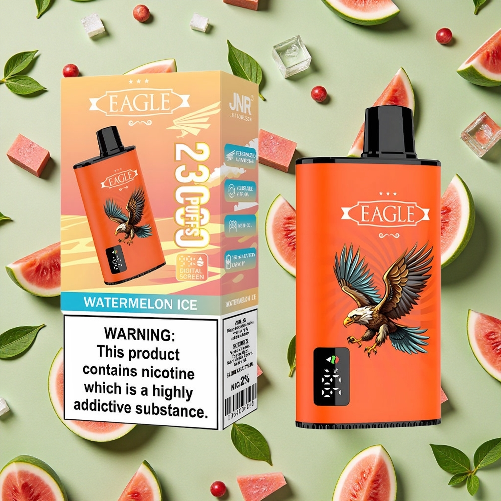 JNR EAGLE Smart 23000 Puffs 25ml E-líquido Melancia Gelo Vape descartável