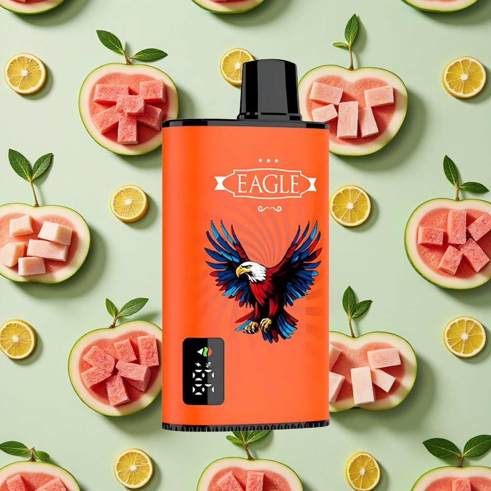 JNR EAGLE Smart 23000 Puffs Tela Digital 25ml E-líquido Melancia Chiclete Vape descartável