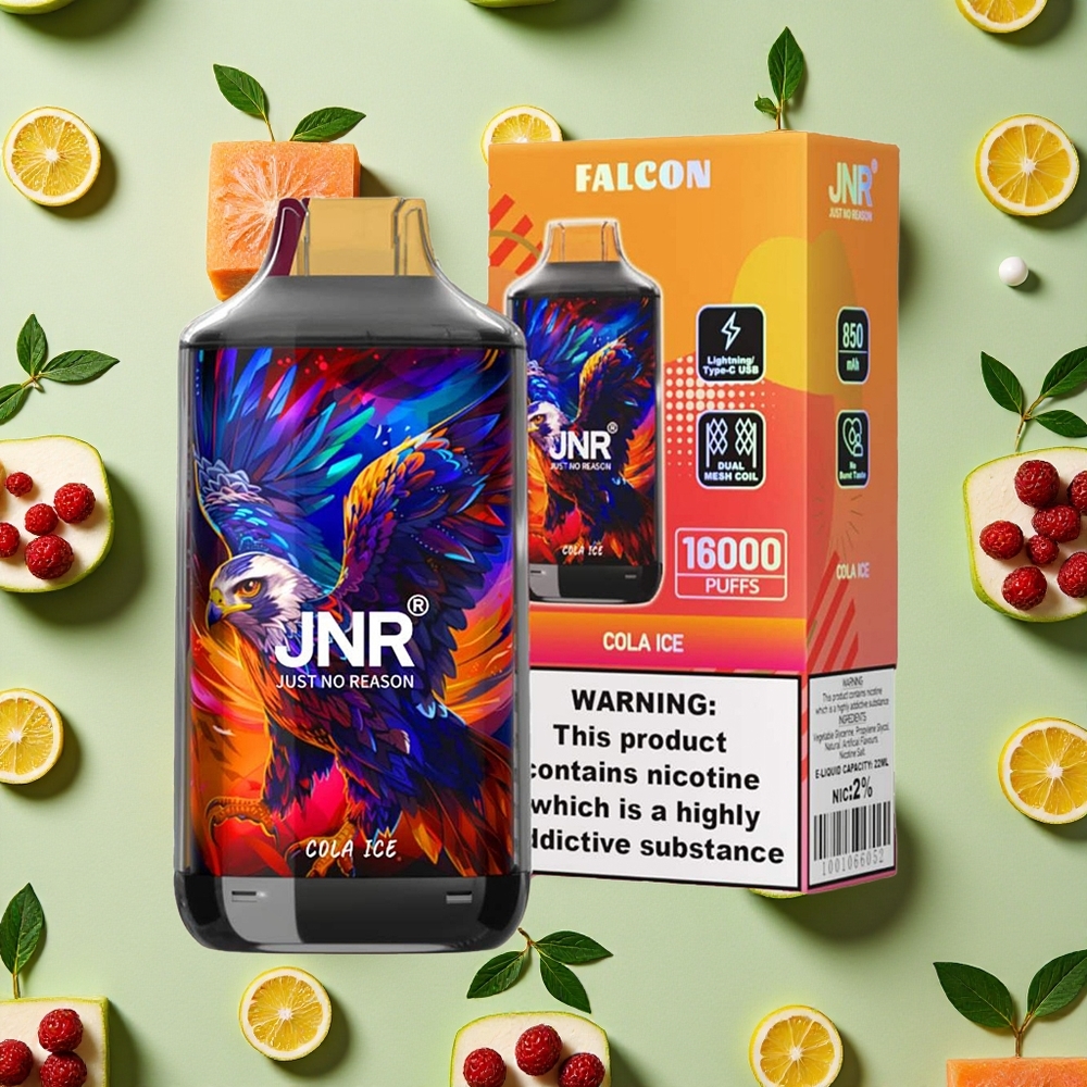 JNR Falcon 16000 Puffs Cola Gelo