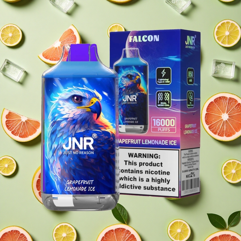 JNR Falcon 16000 Puffs Toranja Limonada Gelo