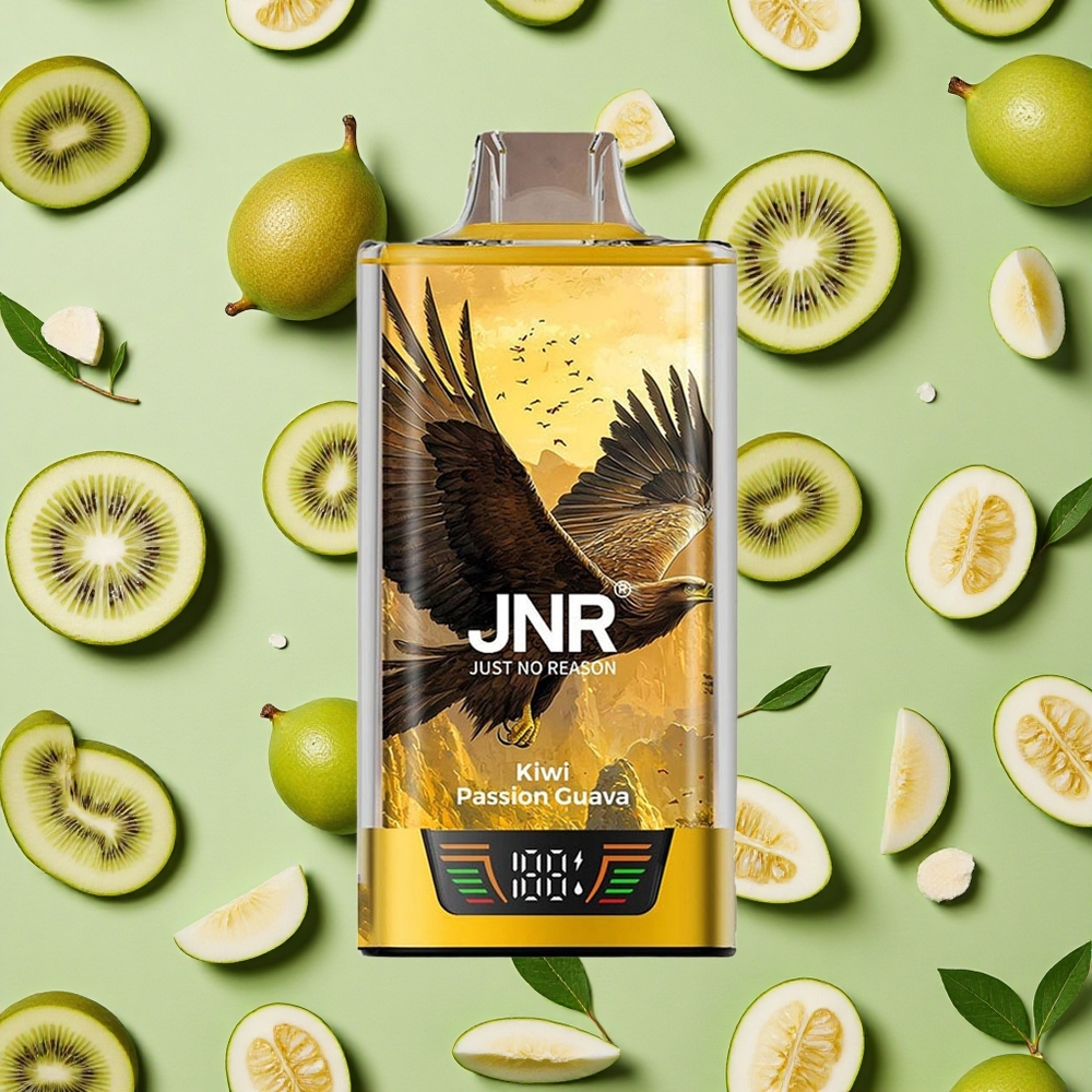 JNR Falcon Pro 28000 30ml E-líquido 5 Nicotina Kiwi Maracujá Goiaba