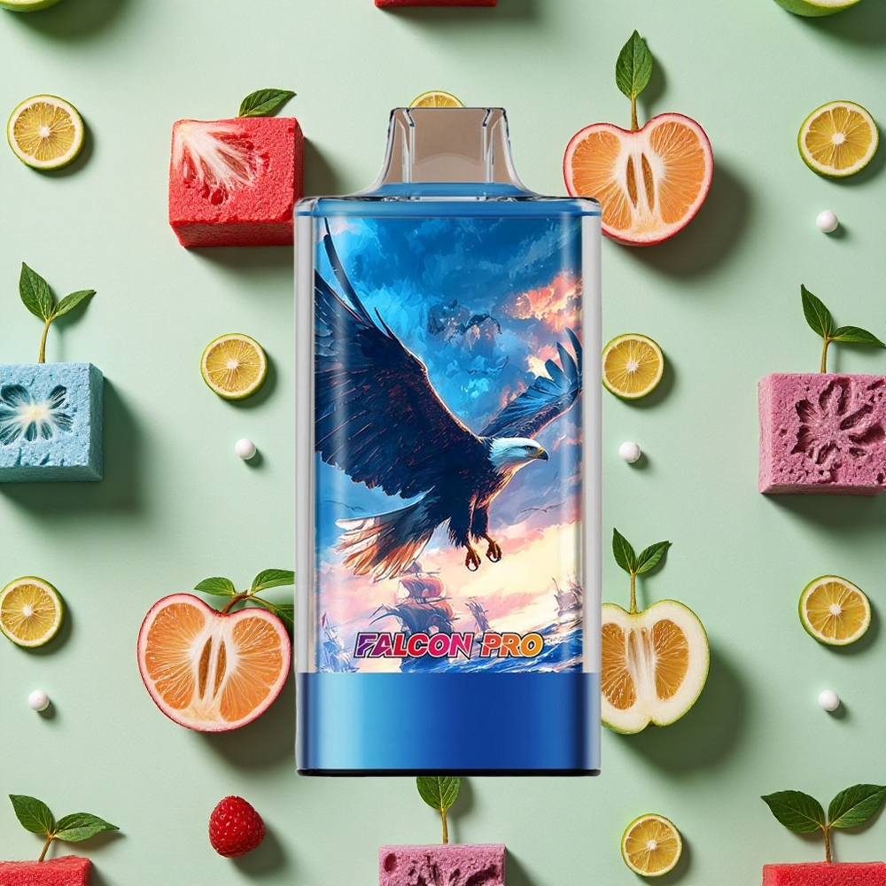 JNR Falcon Pro 28000 Puffs 30ml E-líquido Azul Framboesa Cereja
