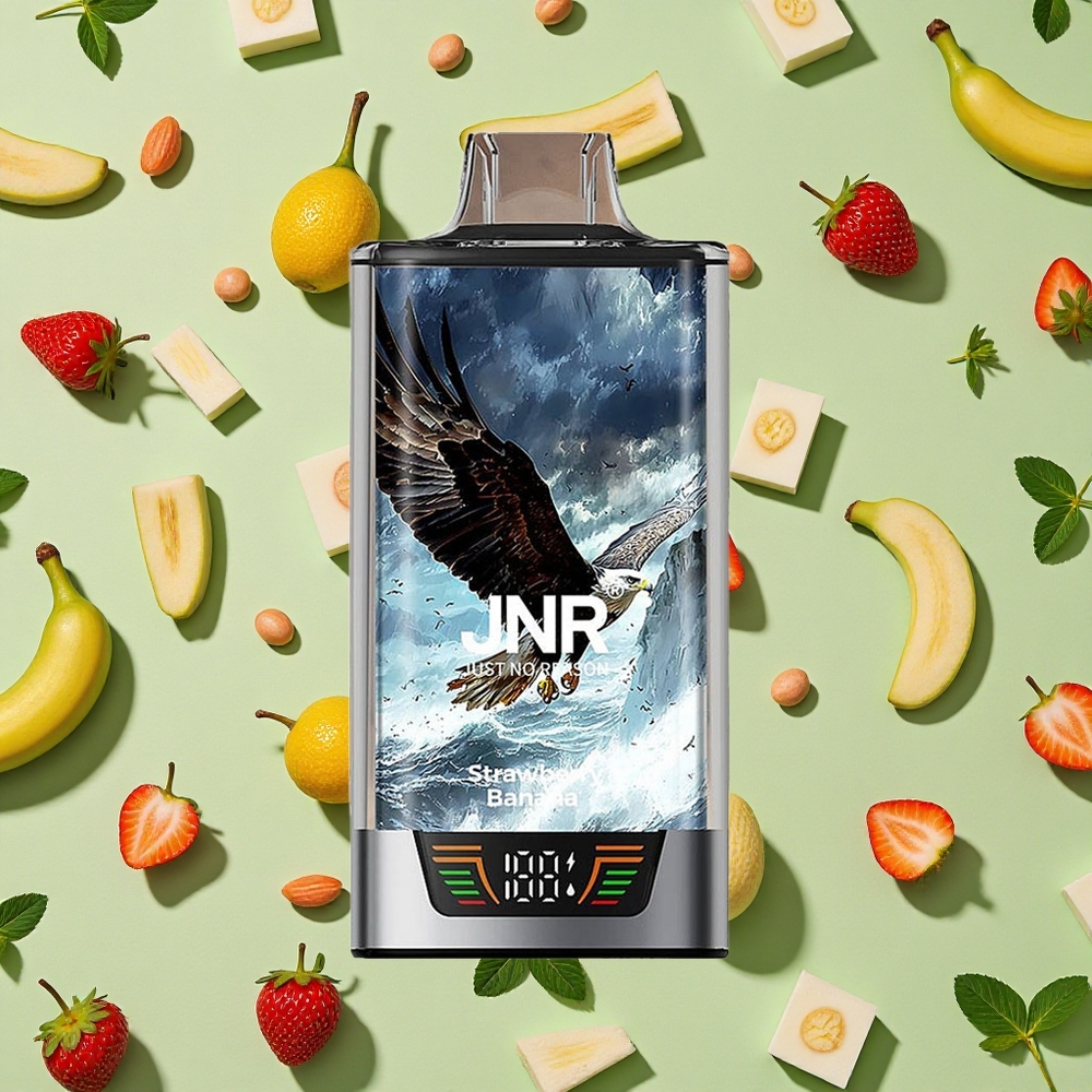JNR Falcon Pro 28000 Puffs 30ml E-líquido Morango Banana Vape descartável