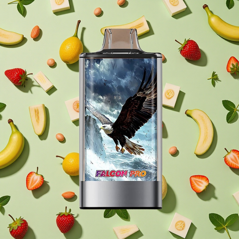 JNR Falcon Pro 28000 Puffs 30ml E-líquido Morango Banana Vape descartável
