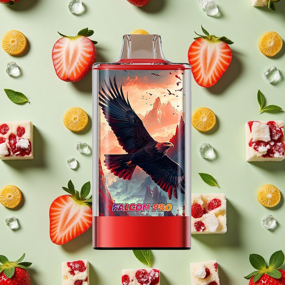 JNR Falcon Pro 28000 Puffs 30ml E-líquido Morango Gelado