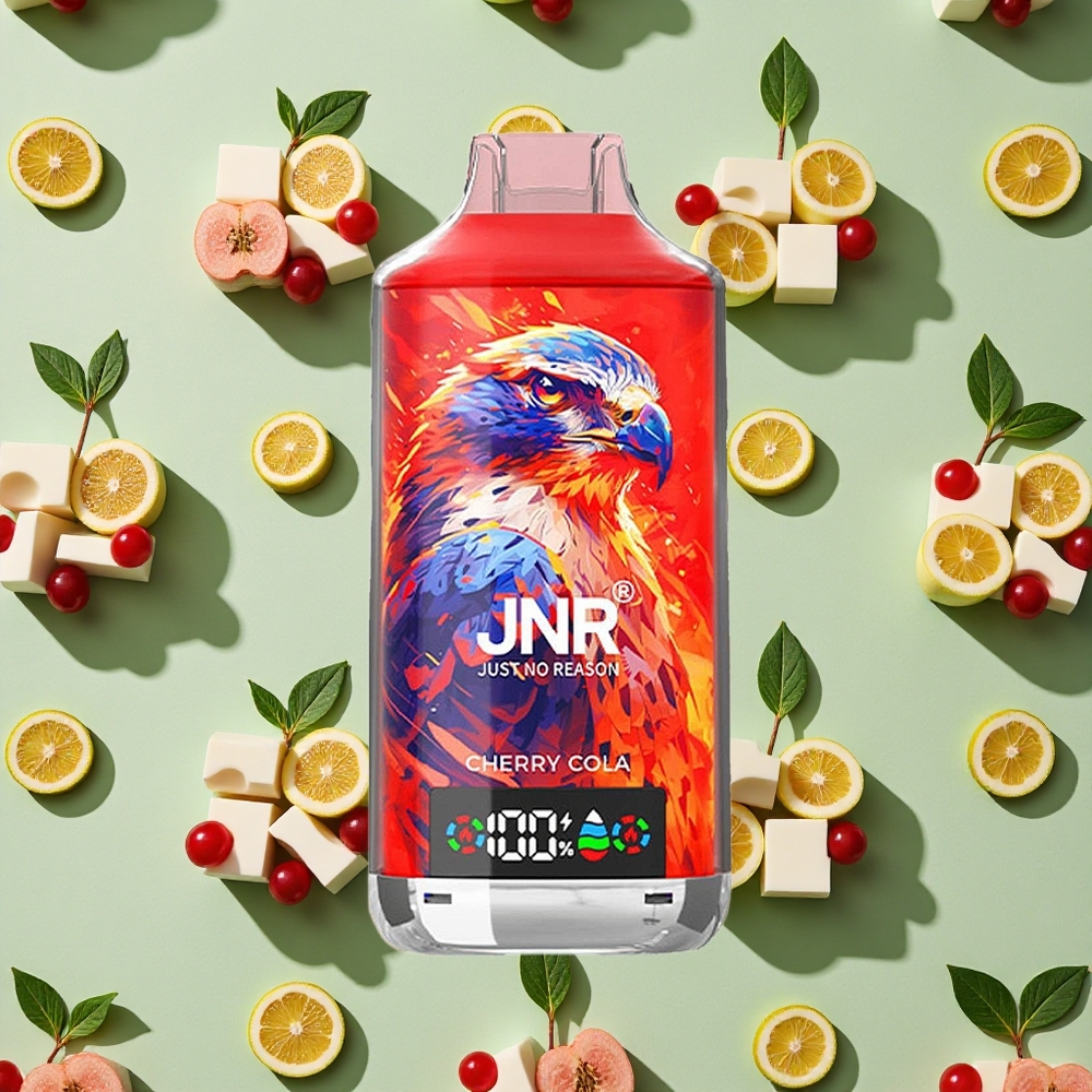 JNR Falcão X 18000 Puffs e 24ml E-líquido Sabores Cereja