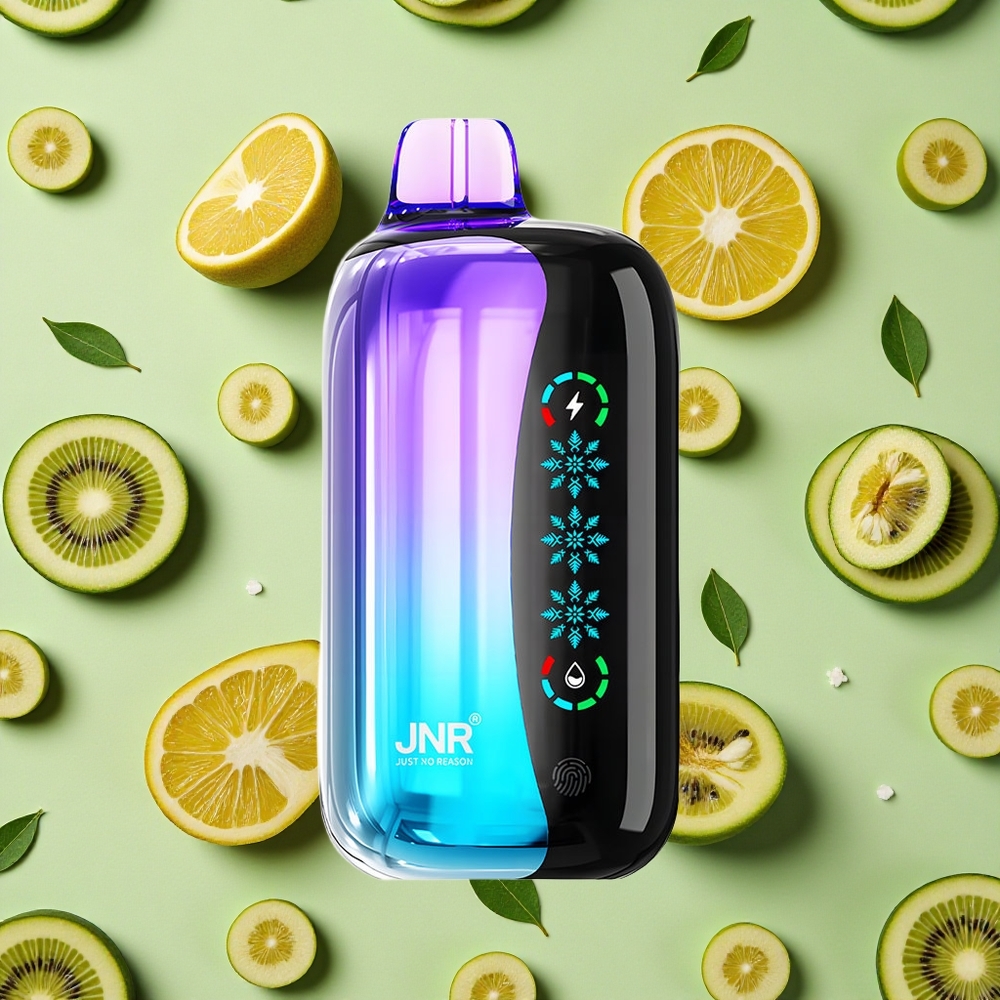 JNR Flex Ice 21000 Puffs Kiwi Maracujá Goiaba com 26ml E-líquido de E-líquido