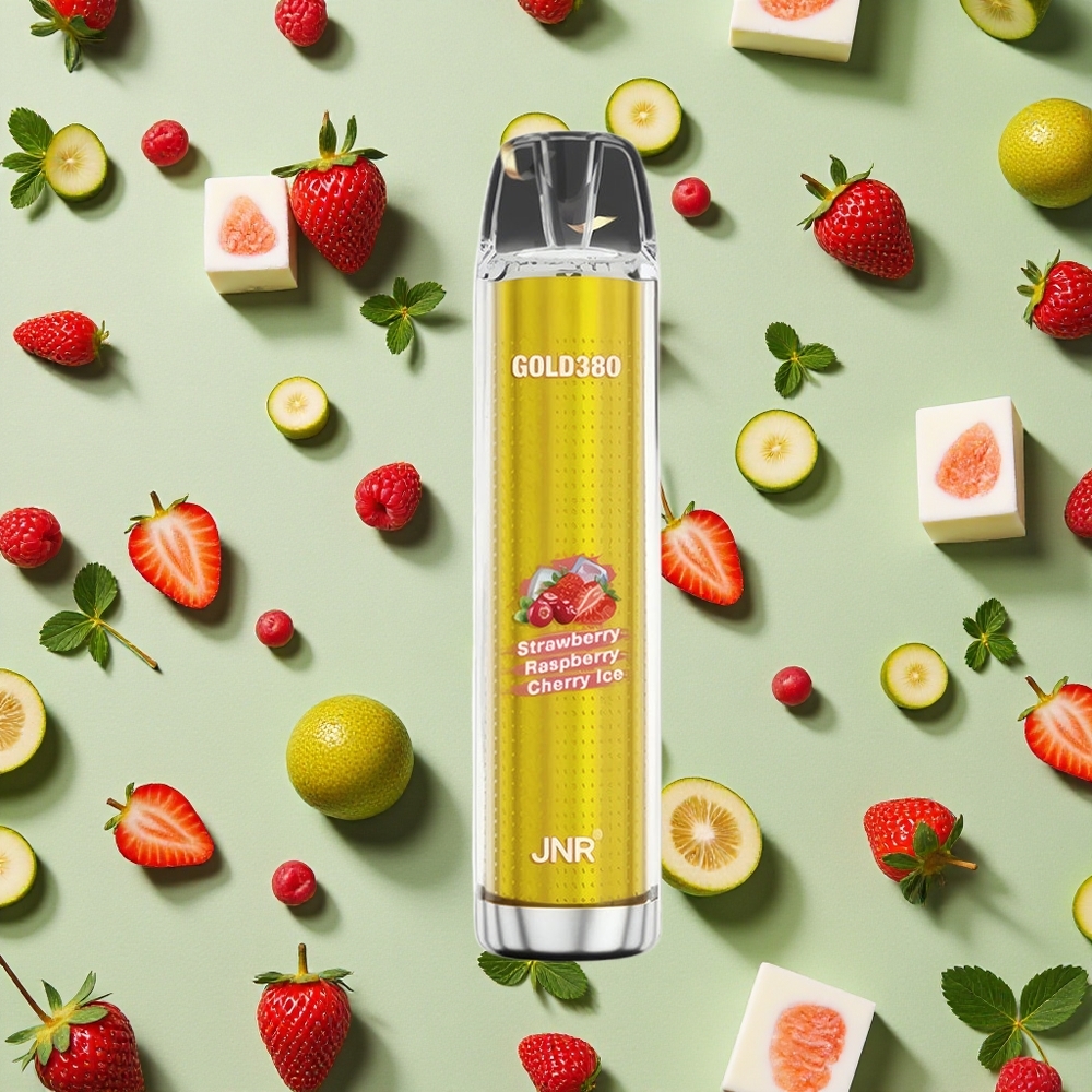JNR Glod380 6000 Puffs Morango Framboesa