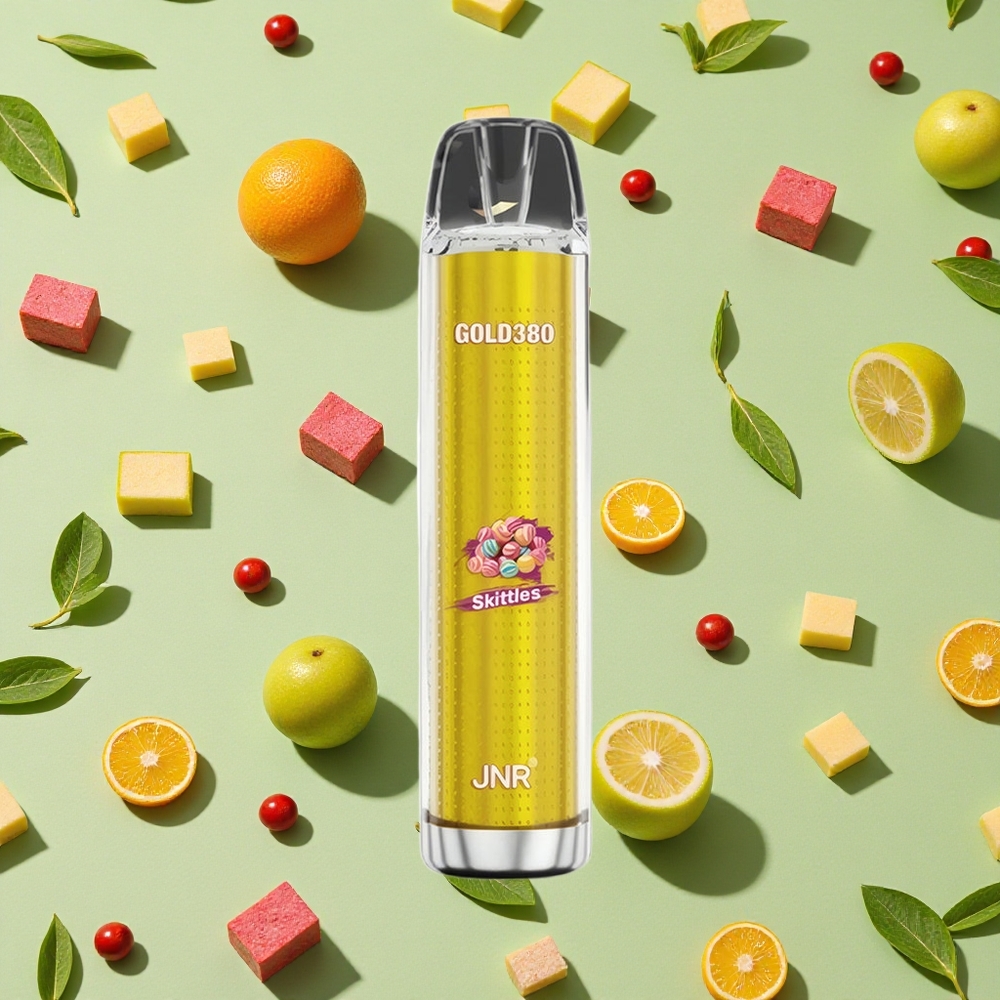 JNR Glod380 6000 Puffs e 13ml E-líquido Vape descartável Arco-Íris