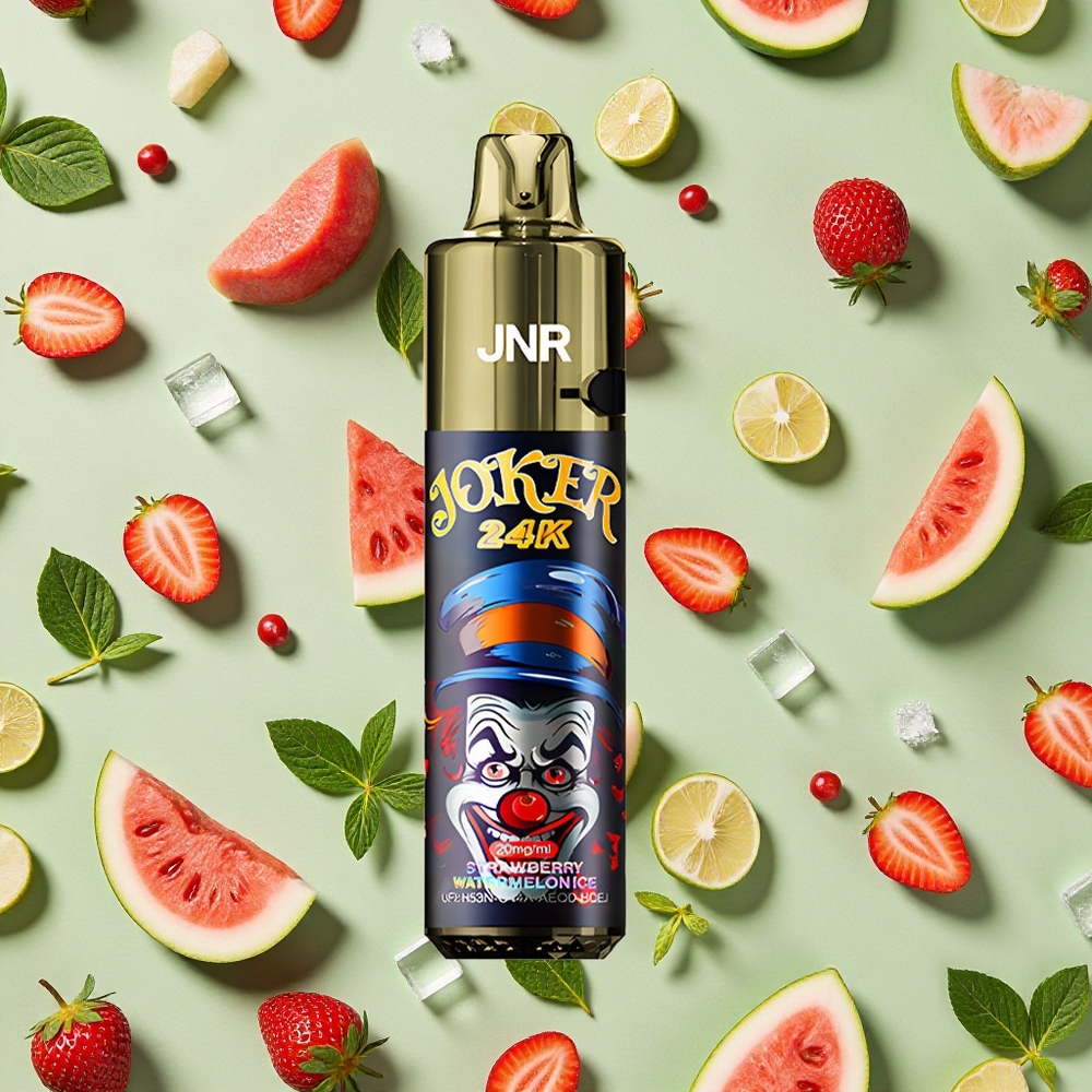 JNR Joker 24K Puffs 24000 Moradas Morango Melancia Gelo 2 Nicotina 800mAh Bateria