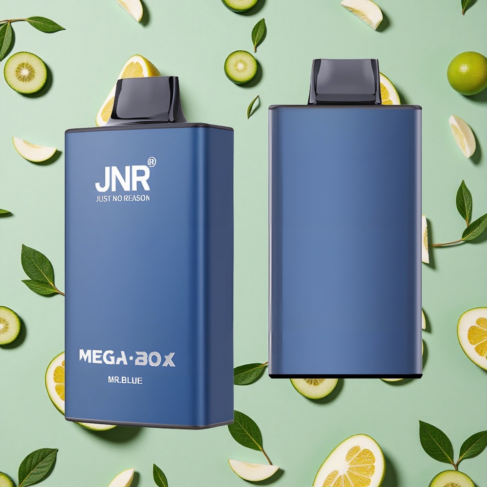 JNR Mega Box 25000 Puffs 30ml E-líquido Azul Senhor Vape descartável