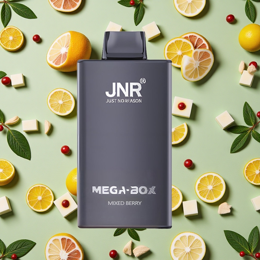 JNR Mega Box 25000 Puffs 30ml E-líquido Bagas Misturadas