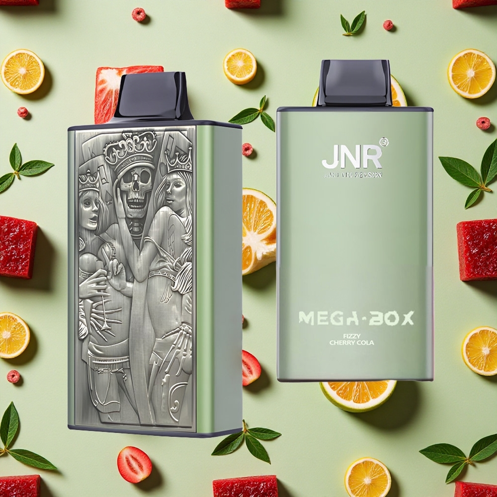 JNR Mega Box 25000 Puffs 30ml E-líquido Cereja Cola Fizzy