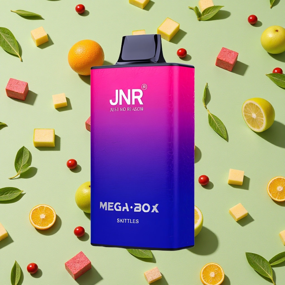 JNR Mega Box 25000 Puffs 30ml E-líquido Skittles