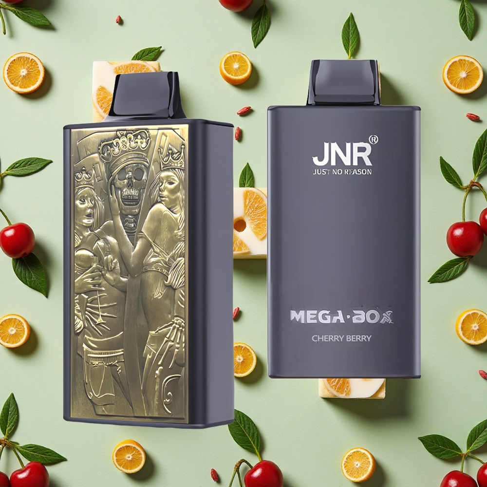 JNR Mega Box 25000 Puffs Cereja Amora 30ml E-líquido 850mAh