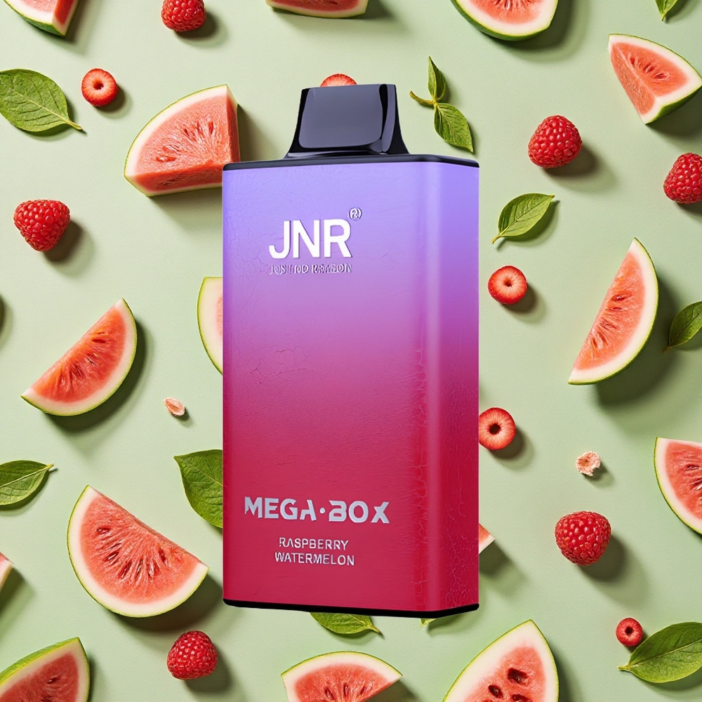 JNR Mega Box 25000 Puffs Framboesa Melancia 30ml E-líquido 850mAh