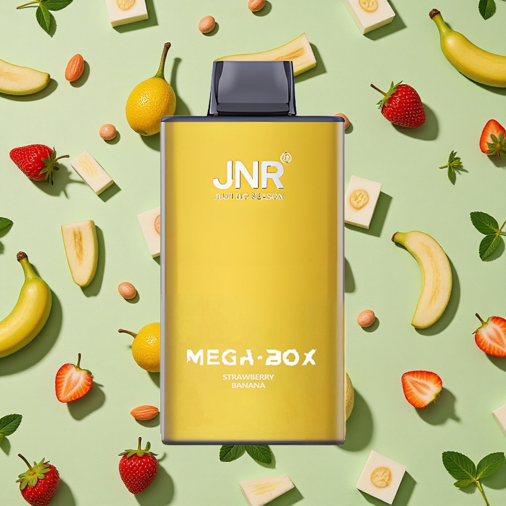 JNR Mega Box 25000 Puffs Morango Banana 30ml E-líquido E-liquid 850mAh Bateria