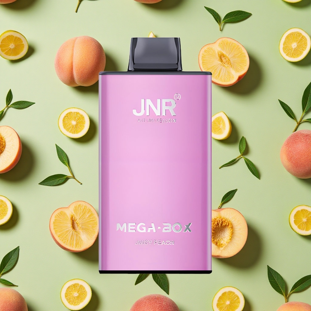 JNR Mega Box 25000 Puffs Pêssego Suculento 30ml E-líquido