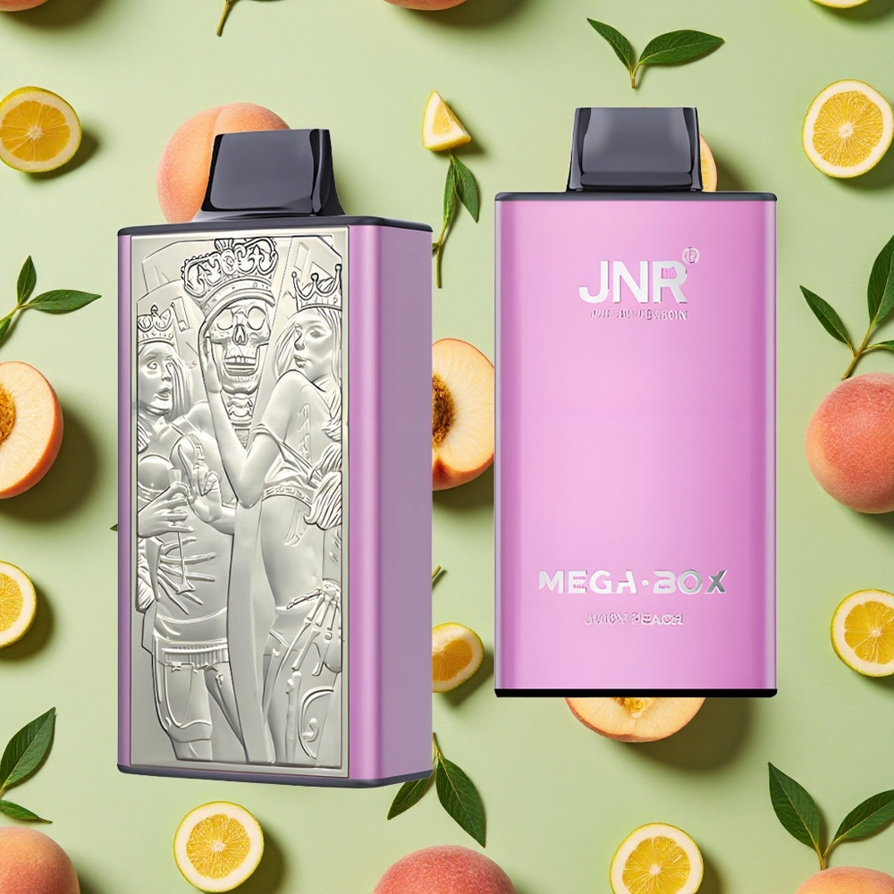 JNR Mega Box 25000 Puffs Pêssego Suculento 30ml E-líquido