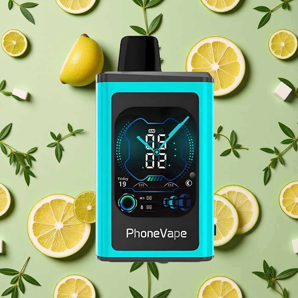 JNR PhoneVape 30000 puffs Menta Miami Bateria 850mAh Força de Nicotina 25 Nicotina