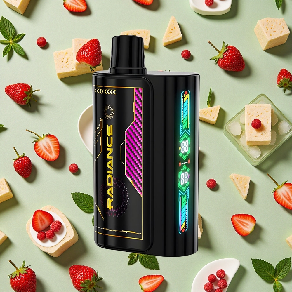 JNR Radiance 31000 Puffs 28ml E-líquido Morango Gelado