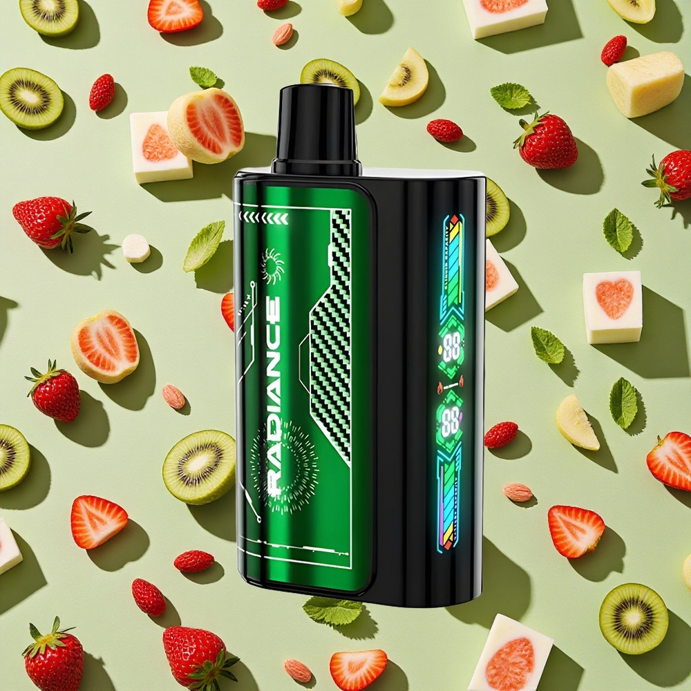 JNR Radiance 31000 Puffs 28ml E-líquido Morango Kiwi