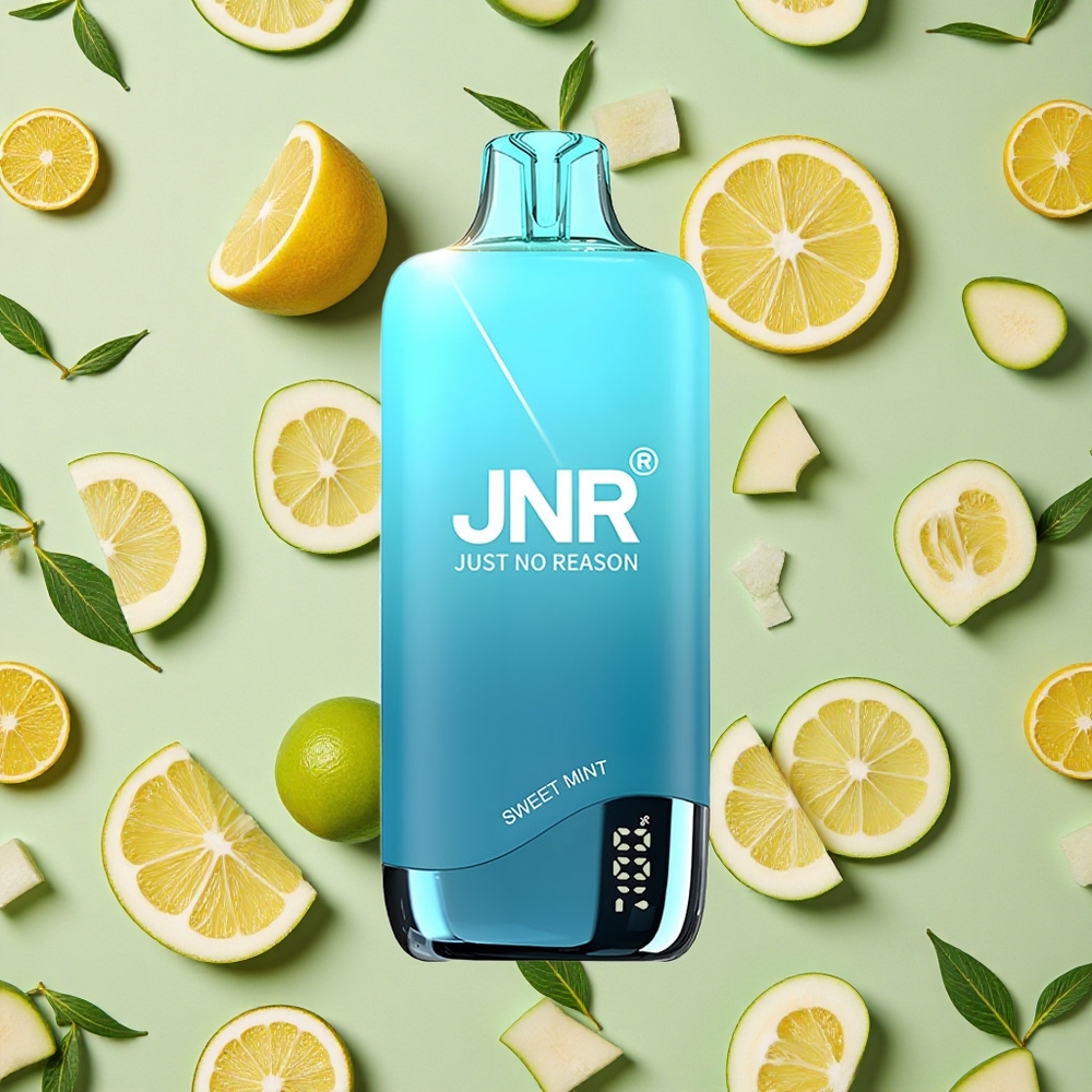 JNR Rainbow 10500 Puffs 18ml E-líquido Menta Doce Vape descartável