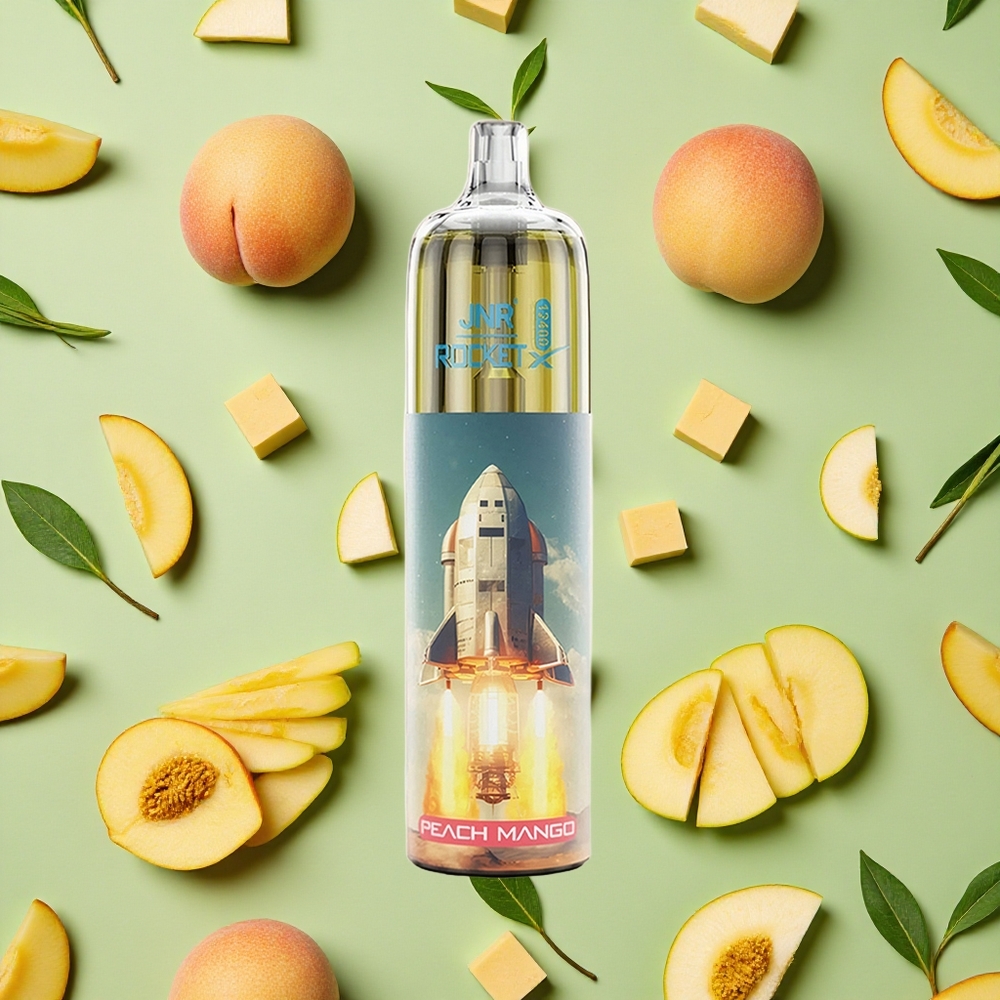 JNR Rocket-X 12400 Puffs 25ml E-líquido Pêssego Manga