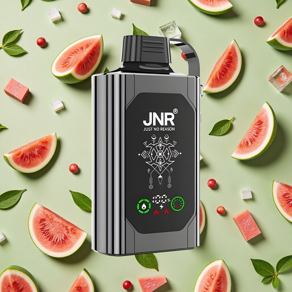 JNR Shisha Hookah Box 20500 Puffs 25ml E-líquido Melancia Gelo Vape descartável