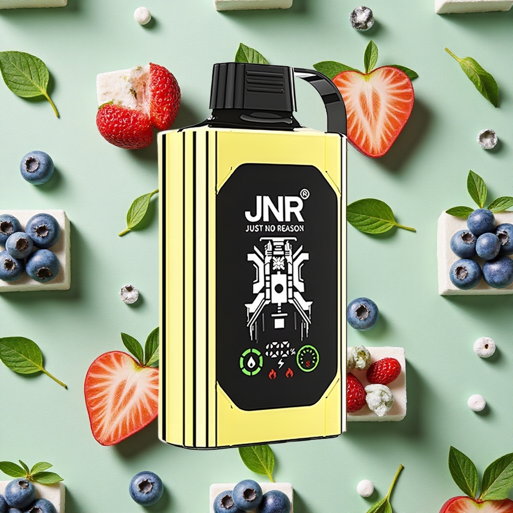 JNR Shisha Hookah Box 20500 Puffs Mirtilo Gelo