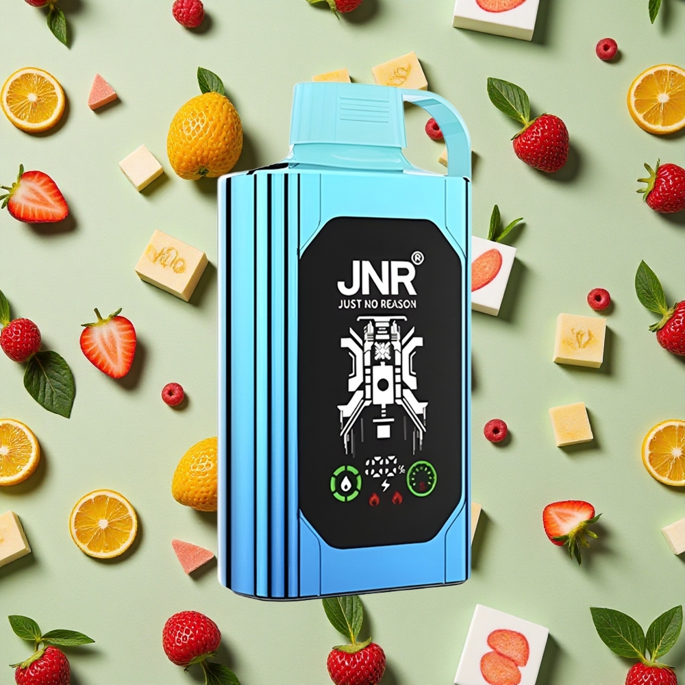 JNR Shisha Hookah Box 20500 Puffs Morango Framboesa Doce