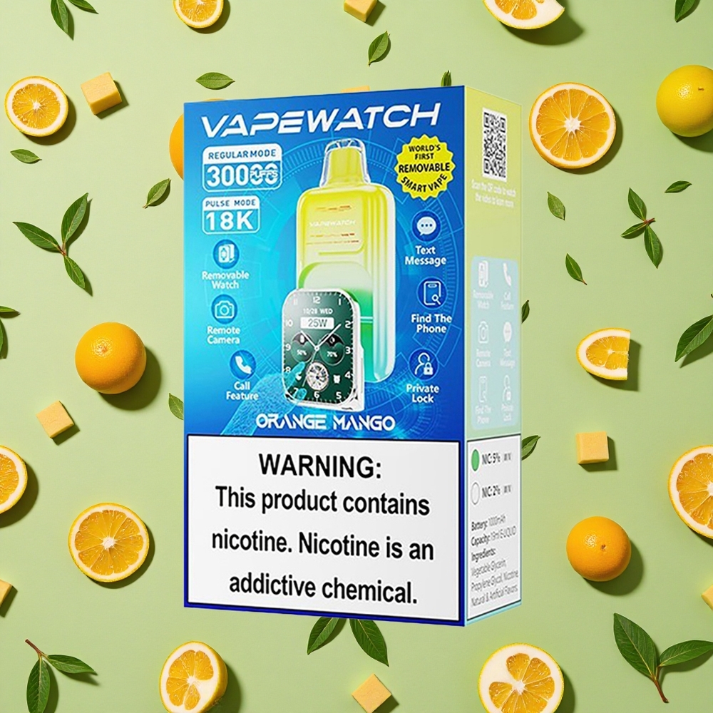 JNR VapeWatch 30000 Puffs 19ml E-líquido Laranja Manga