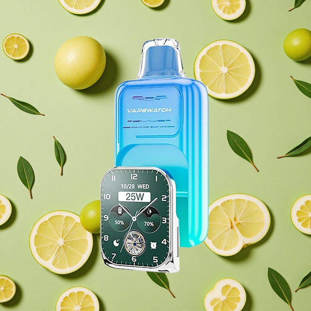 JNR VapeWatch 30000 Puffs 19ml E-líquido Maçã Verde Gelo Vape descartável
