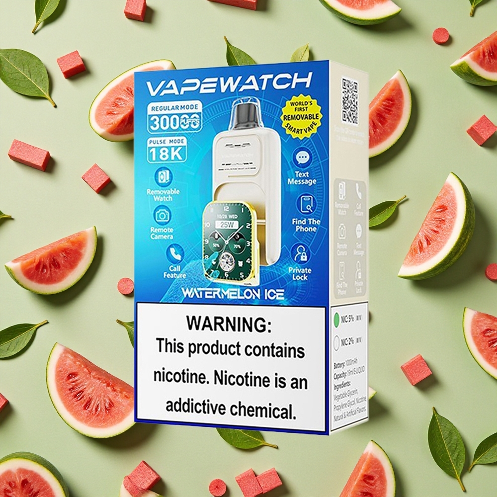 JNR VapeWatch 30000 Puffs 19ml E-líquido Melancia Gelo