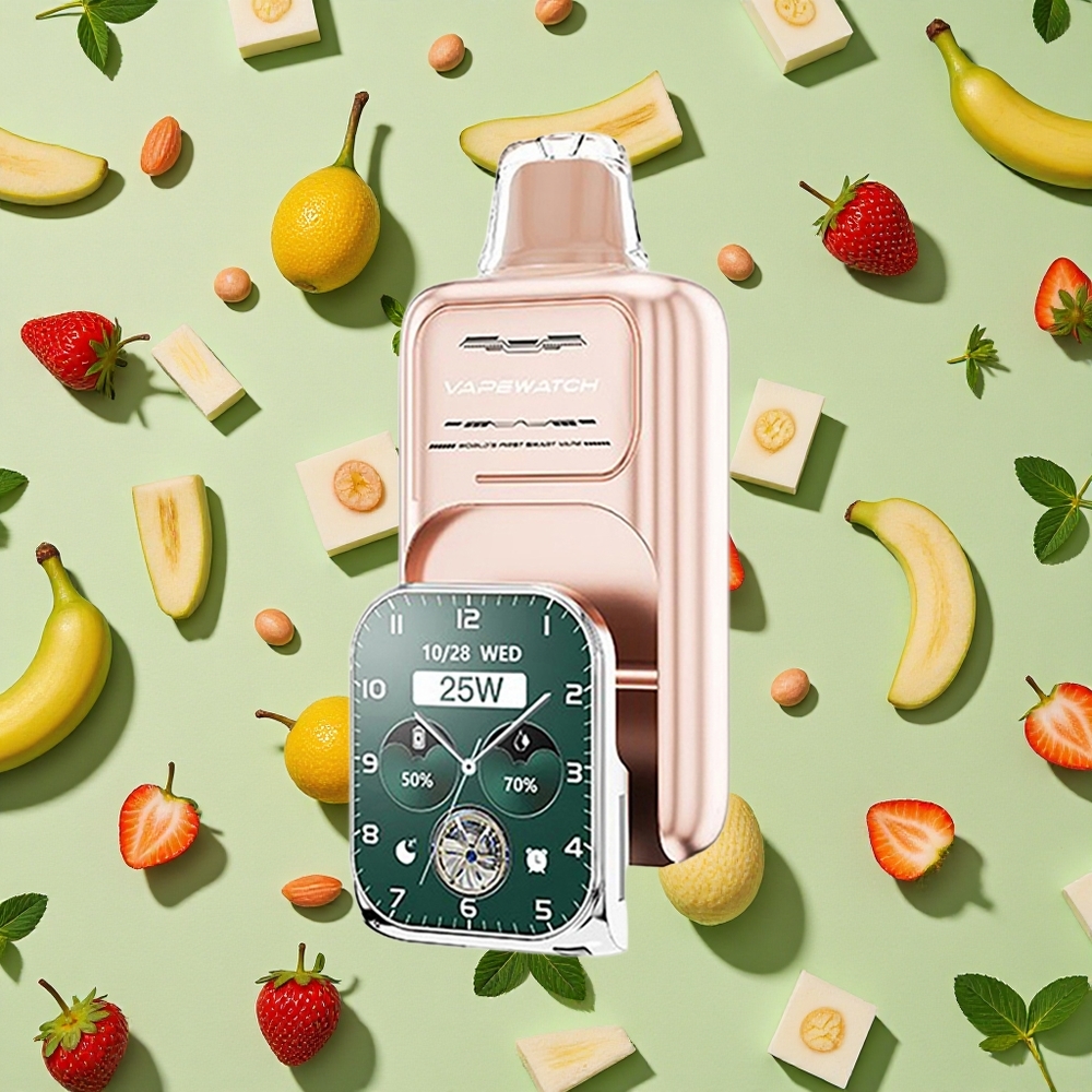 JNR VapeWatch 30000 Puffs 19ml E-líquido Morango Banana