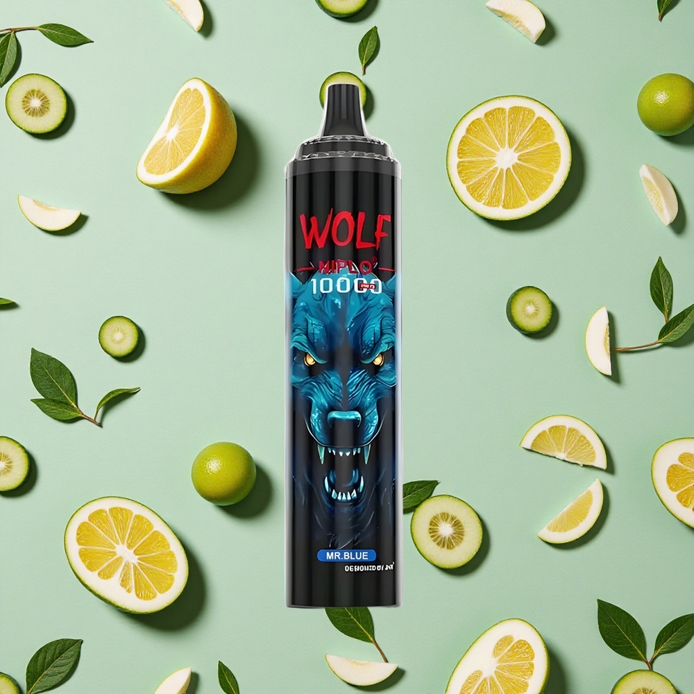 JNR Wolf Niplo 10000 Puffs 20ml E-líquido Azul