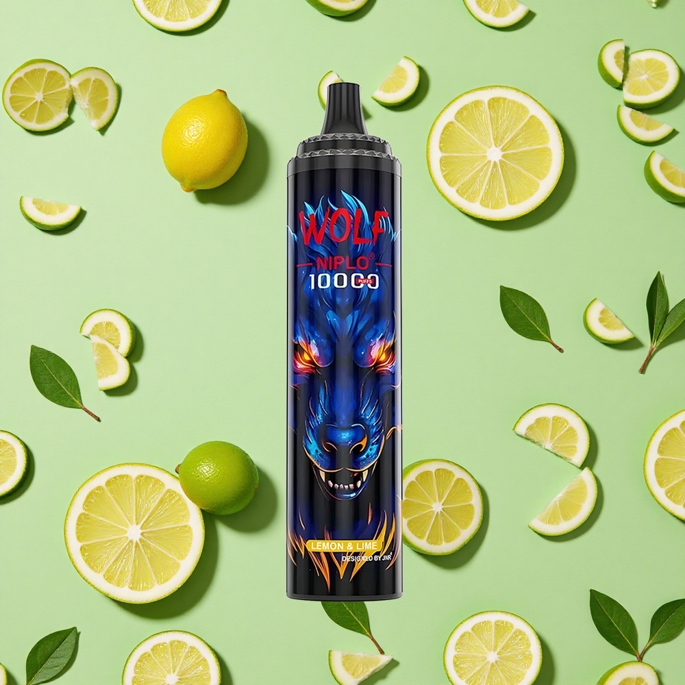 JNR Wolf Niplo 10000 Puffs 20ml E-líquido Limão  Lima