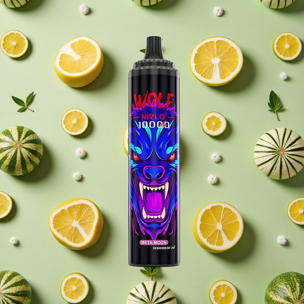 JNR Wolf Niplo 10000 Puffs 20ml E-líquido Lua Meta