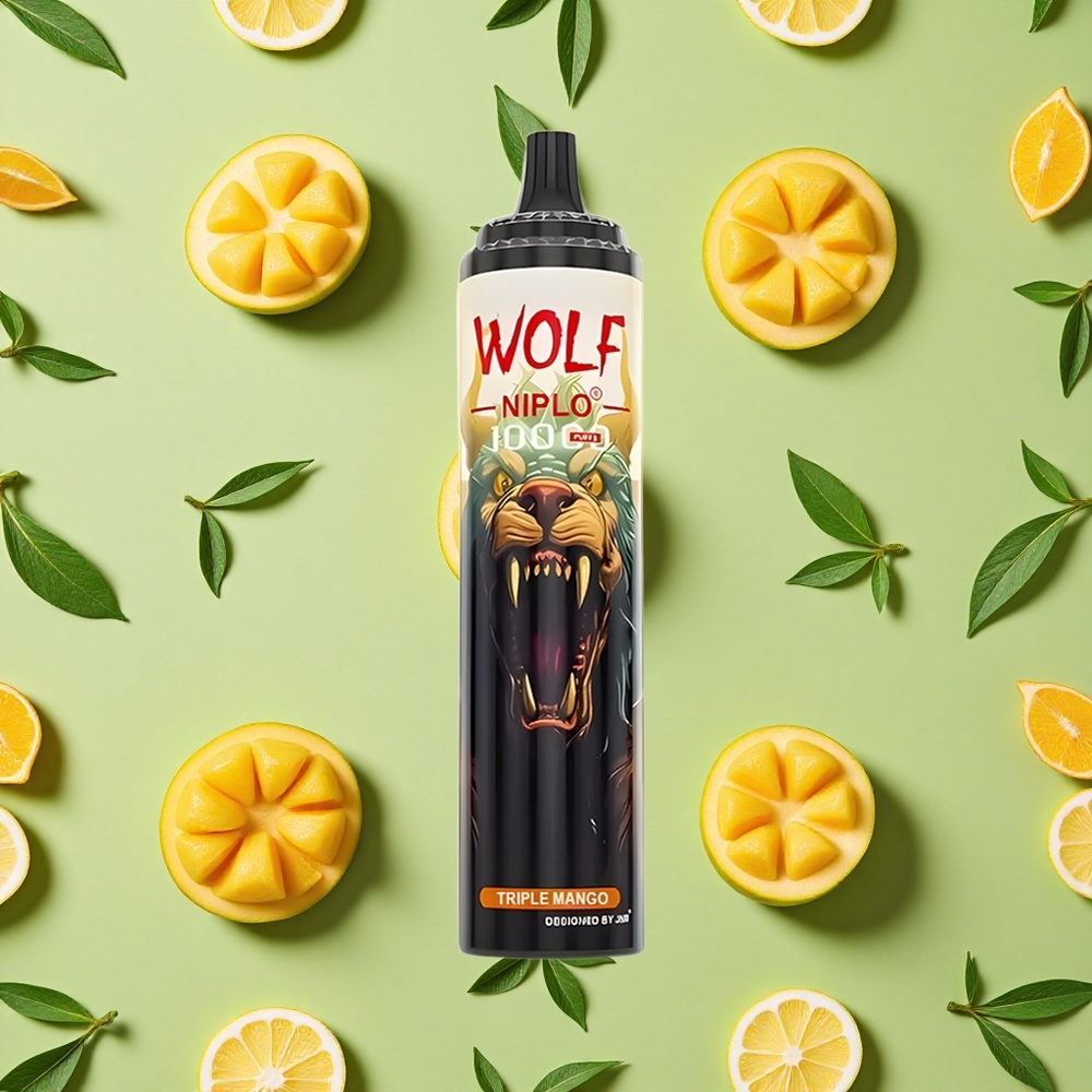 JNR Wolf Niplo 10000 Puffs 20ml E-líquido Manga Tripla