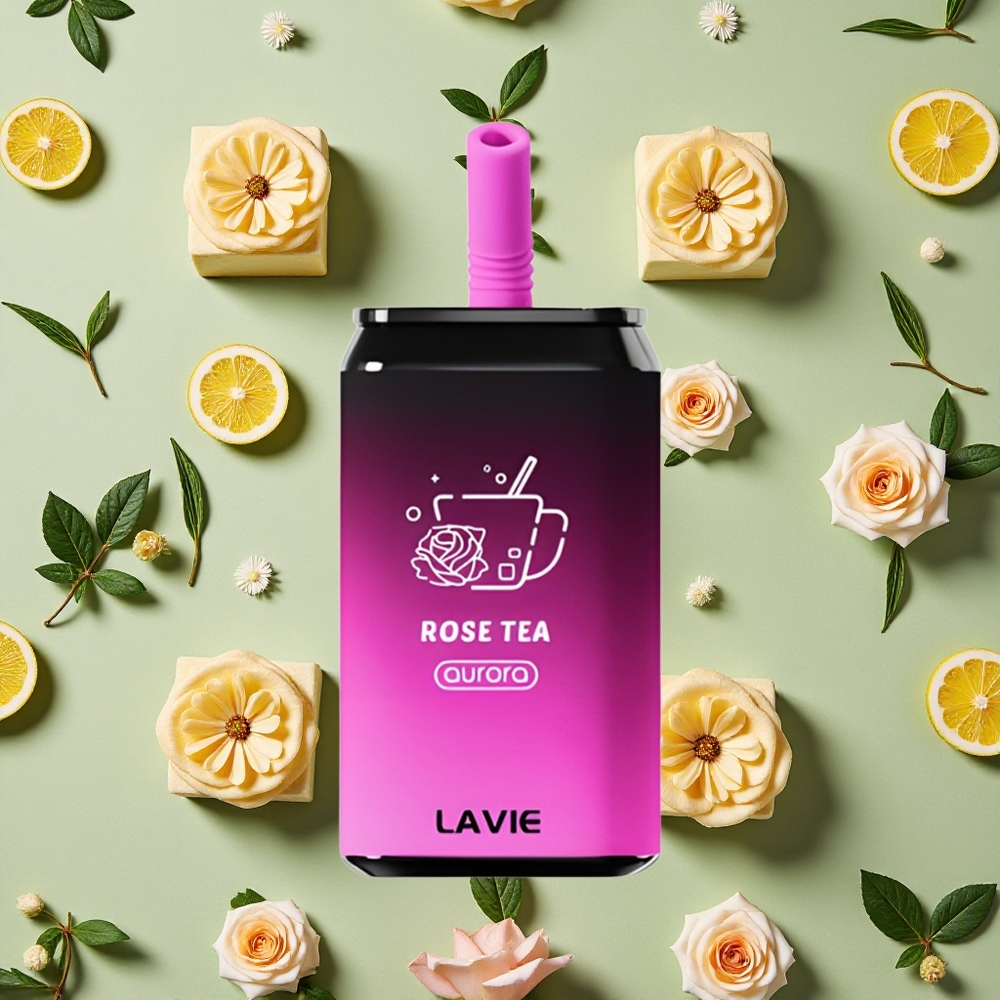 LAVIE Aurora 11000 Puffs 22ml E-líquido Chá Rosa