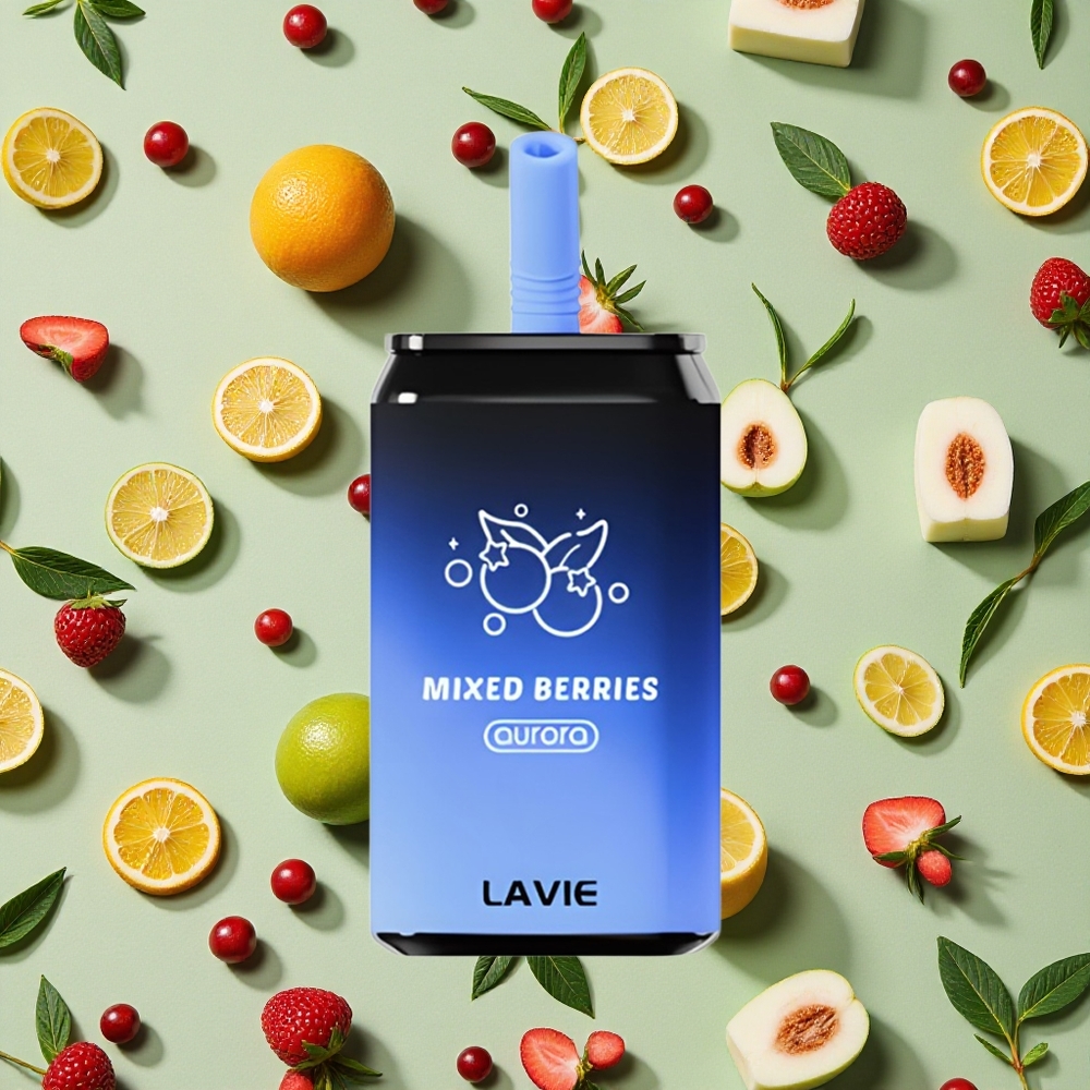 LAVIE Aurora 11000 Puffs 22ml E-líquido Frutas Vermelhas